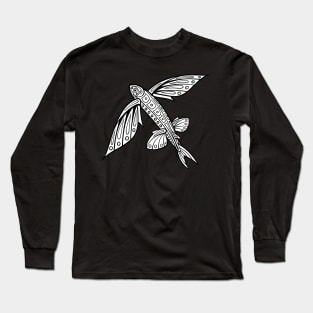 Native Inspired Flying Fish Long Sleeve T-Shirt